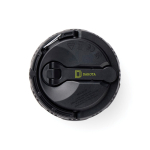 Lampe de camping compacte à manivelle, 200 lm Nordic Drift Everest couleur noir vue avec logo