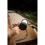 Lampe de camping rechargeable à manivelle 300 lm Nordic Drift Everest couleur noir vue d'ambiance 2