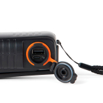 Lampe torche d’urgence à manivelle 2 000 mAh Nordic Drift Everest couleur noir cinquième vue