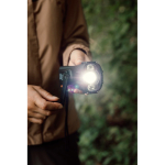 Lampe torche d’urgence à manivelle 2 000 mAh Nordic Drift Everest couleur noir vue d'ambiance 2
