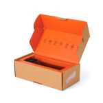 Lampe torche d’urgence à manivelle 2 000 mAh Nordic Drift Everest couleur noir vue avec boîte