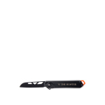 Couteau pliant en acier inoxydable Nordic Drift Adventure couleur noir vue avec logo