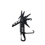 Outil multifonction 12 fonctions, mousqueton Nordic Drift Adventure couleur noir avec zone d'impression
