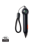 Stylo de poche avec boussole et mine rétractable Nordic Drift Trail couleur noir