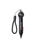 Stylo de poche avec boussole et mine rétractable Nordic Drift Trail couleur noir avec zone d'impression
