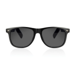 Lunettes audio intelligentes avec traduction IA polarisées UV400 couleur noir troisième vue