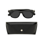 Lunettes audio intelligentes avec traduction IA polarisées UV400 couleur noir septième vue
