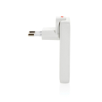 Chargeur plat ultra-fin avec prises voyage et USB-C 65 W couleur blanc cassé cinquième vue