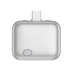 Adaptateur de charge intelligent USB-C avec anti-surcharge 140 W couleur argenté troisième vue