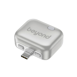 Adaptateur de charge intelligent USB-C avec anti-surcharge 140 W couleur argenté vue avec logo