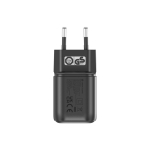 Chargeur USB écologique compact avec prise EU 100 W couleur noir sixième vue