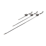 Câble de charge rétractable USB-C vers USB-C 120 cm 16 broches 100 W couleur gris cinquième vue