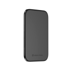 Batterie externe ultrafine 4 mm avec charge sans fil 3 000 mAh couleur noir deuxième vue