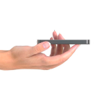 Batterie externe magnétique écologique, charge sans fil 15 W 5 000 mAh couleur noir septième vue