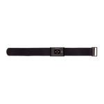 Bracelet de santé ultrafin avec application et étanchéité 1 ATM couleur noir troisième vue