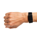 Bracelet de santé ultrafin avec application et étanchéité 1 ATM couleur noir quatrième vue