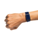 Bracelet de santé ultrafin avec application et étanchéité 1 ATM couleur bleu bondi quatrième vue