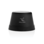 Enceinte compacte magnétique avec résistance IPX4 5 W 500 mAh couleur noir vue avec logo
