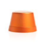 Enceinte compacte magnétique avec résistance IPX4 5 W 500 mAh couleur orange troisième vue