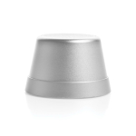 Enceinte compacte magnétique avec résistance IPX4 5 W 500 mAh couleur argenté troisième vue