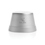 Enceinte compacte magnétique avec résistance IPX4 5 W 500 mAh couleur argenté vue avec logo