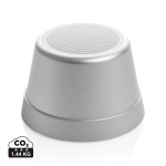 Enceinte compacte magnétique avec résistance IPX4 5 W 500 mAh couleur argenté
