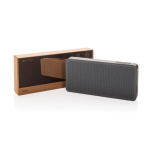 Enceinte ultrafine résistante à l’eau IPX5 puissance 10 W couleur gris vue avec boîte