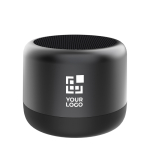 Enceinte sans fil compacte avec Bluetooth 5.3 et son 3 W couleur gris avec zone d'impression