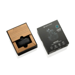 Écouteurs sans fil avec réduction de bruit 40 mAh couleur noir vue avec boîte