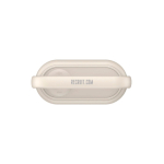 Enceinte sans fil compacte avec micro intégré 10 W couleur beige vue avec logo