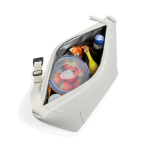 Sac isotherme avec sangle réglable et poche avant 8 L couleur beige cinquième vue