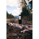 Gourde hermétique avec anse et bouchon à vis anti-fuite 750 ml couleur noir vue d'ambiance 2