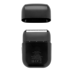 Rasoir portable rechargeable avec écran et verrouillage voyage couleur noir troisième vue