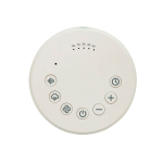 Enceinte écologique à bruit blanc avec arrêt automatique et 3 W couleur blanc cinquième vue