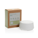Enceinte écologique à bruit blanc avec arrêt automatique et 3 W couleur blanc vue avec boîte