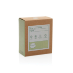 Enceinte écologique à bruit blanc avec arrêt automatique et 3 W couleur blanc deuxième vue avec boîte