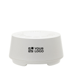 Enceinte écologique à bruit blanc avec arrêt automatique et 3 W couleur blanc avec zone d'impression