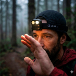 Lampe frontale avec capteur de mouvement GearX 800 mAh couleur noir vue d'ambiance 2