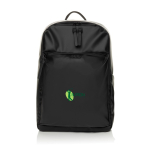 Sac à dos pour PC avec compartiments et capacité 16 L Swiss Peak 15,6” couleur noir vue avec logo