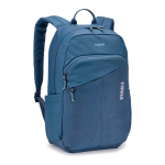 Sac à dos pour PC avec compartiment rembourré 23 L 16” Thule Indago couleur bleu vue avec logo