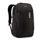 Sac à dos de voyage professionnel avec compartiments 23 L Thule Accent couleur noir vue avec logo