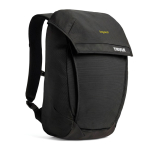 Sac à dos avec rabat magnétique pour PC 16” Thule Paramount couleur noir vue avec logo