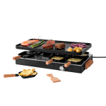 Appareil à raclette avec plaque réversible antiadhésive Boska couleur noir deuxième vue
