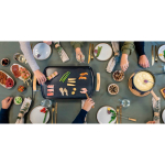 Plancha électrique teppanyaki grande surface 35 x 56 cm Boska couleur noir
