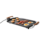Plancha électrique teppanyaki grande surface 35 x 56 cm Boska couleur noir
