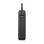 Batterie externe personnalisable à charge rapide 10 000 mAh Anker couleur noir cinquième vue