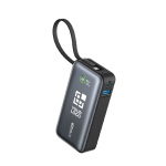 Batterie externe personnalisable à charge rapide 10 000 mAh Anker couleur noir avec zone d'impression