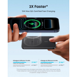 Batterie externe ultrafine, charge sans fil 15 W 5 000 mAh Anker Nano couleur noir