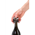 Bouchon de champagne ultrafin étanche réutilisable AdHoc Gusto couleur noir vue 11