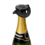 Bouchon de champagne ultrafin étanche réutilisable AdHoc Gusto couleur noir cinquième vue